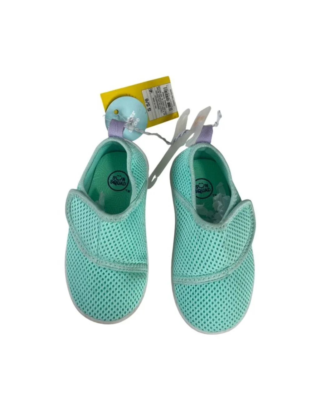 Sun Squad Water Shoes Mesh Aqua Toddler Size Small 5/6 New Lightweight Summer